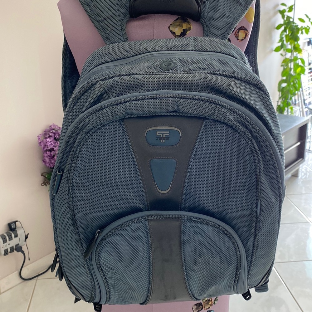 Tumi back pack used